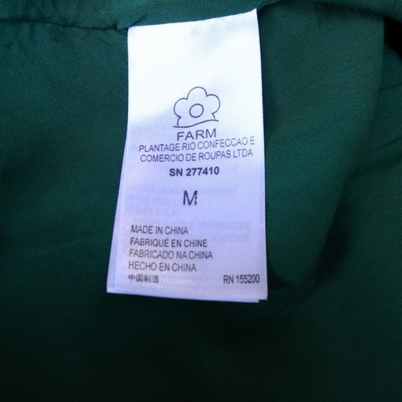 Anthropologie Farm Rio- Rayna Blouse, Floral Perfect For Spring & Summer, Medium - Picture 10 of 11